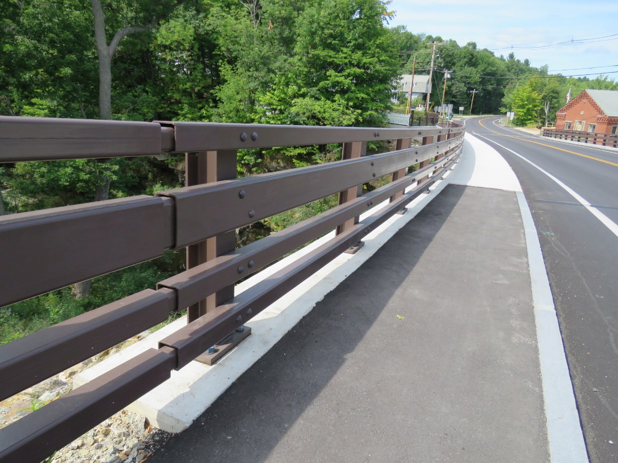 MASH Steel Bridge Rail Transition Details